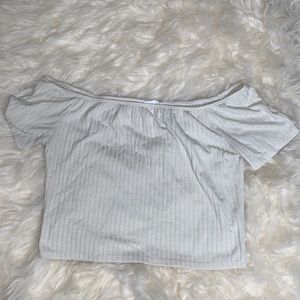 Double zero cropped top